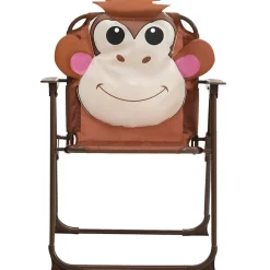 MAISON EXCLUSIVE - Ensemble de bistro avec parasol pour enfants 3 pcs marron