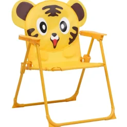 MAISON EXCLUSIVE - Ensemble de bistro avec parasol pour enfants 3 pcs jaune