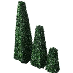 MAISON EXCLUSIVE - Ensemble de 3 buis formés artificiels pyramidaux