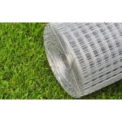 MAISON EXCLUSIVE - Grillage pour volière acier galvanisé 10x1 m argenté