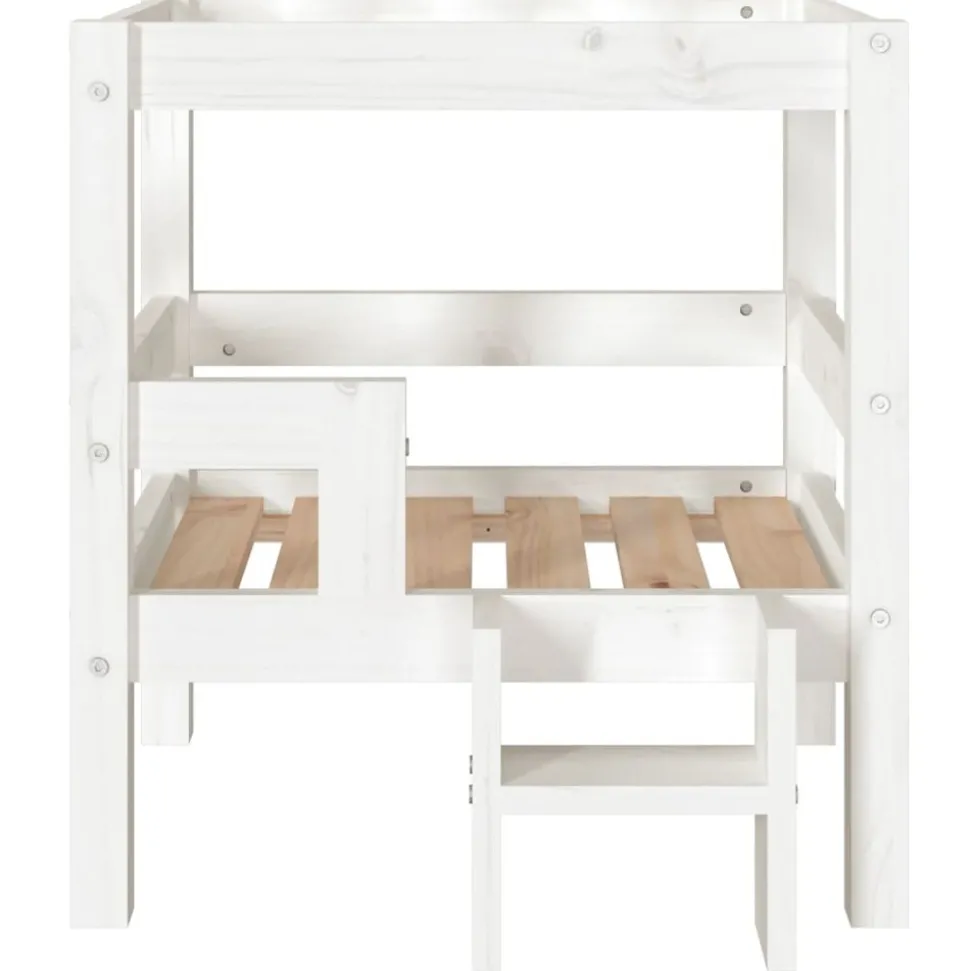 MAISON EXCLUSIVE - Lit pour chien blanc 55,5x53,5x60 cm bois de pin solide