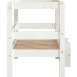 MAISON EXCLUSIVE - Lit pour chien blanc 55,5x53,5x60 cm bois de pin solide