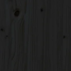 MAISON EXCLUSIVE - Niche pour chien noir 50x40x52 cm bois de pin massif