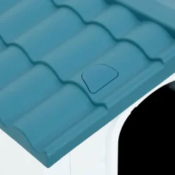 MAISON EXCLUSIVE - Niche pour chien bleu 90,5x68x66 cm polypropylène