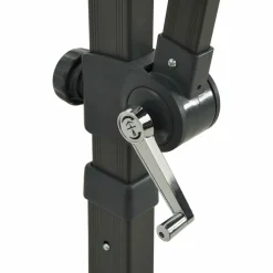 MAISON EXCLUSIVE - Parasol de jardin en porte-à-faux à double toit anthracite