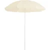 MAISON EXCLUSIVE - Parasol de jardin avec mât en acier sable 180 cm