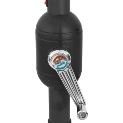 MAISON EXCLUSIVE - Parasol de jardin avec lumières led et mât en métal 400 cm noir