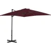 MAISON EXCLUSIVE - Parasol de jardin en porte-à-faux avec mât en aluminium
