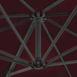 MAISON EXCLUSIVE - Parasol de jardin en porte-à-faux avec mât en aluminium