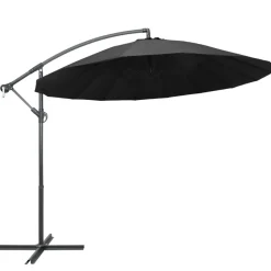 MAISON EXCLUSIVE - Parasol suspendu avec poteau anthracite 3 m
