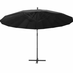 MAISON EXCLUSIVE - Parasol suspendu avec poteau anthracite 3 m