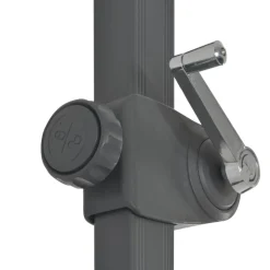 MAISON EXCLUSIVE - Parasol de jardin en porte-à-faux et poteau en aluminium