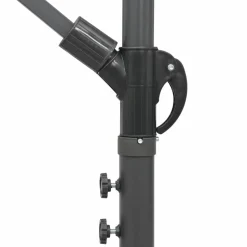 MAISON EXCLUSIVE - Parasol suspendu avec poteau bordeaux 3 m