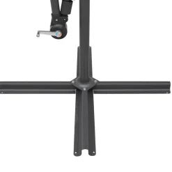 MAISON EXCLUSIVE - Parasol suspendu avec poteau bordeaux 3 m