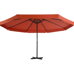 MAISON EXCLUSIVE - Parasol d'extérieur avec mât en aluminium 500 cm terre cuite