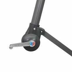 MAISON EXCLUSIVE - Parasol suspendu avec poteau terre cuite 3 m