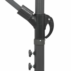 MAISON EXCLUSIVE - Parasol suspendu avec poteau terre cuite 3 m