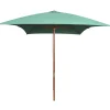 MAISON EXCLUSIVE - Parasol avec poteau en bois 200 x 300 cm vert