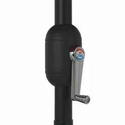 MAISON EXCLUSIVE - Parasol de jardin avec mât en métal 390 cm taupe