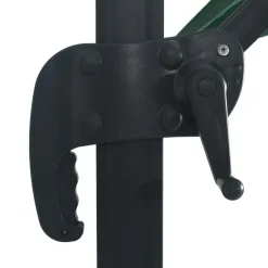 MAISON EXCLUSIVE - Parasol de jardin en porte-à-faux lumières led mât en aluminium