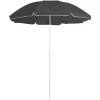 MAISON EXCLUSIVE - Parasol de jardin avec mât en acier anthracite 180 cm