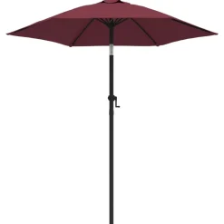 MAISON EXCLUSIVE - Parasol bordeaux 200x224 cm aluminium