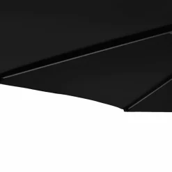 MAISON EXCLUSIVE - Parasol de jardin avec mât en acier noir 225x225x212 cm