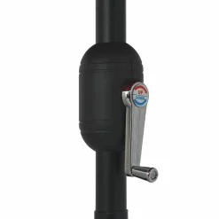 MAISON EXCLUSIVE - Parasol de jardin avec mât en métal 390 cm vert