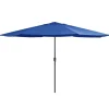 MAISON EXCLUSIVE - Parasol de jardin avec mât en métal 390 cm bleu azuré