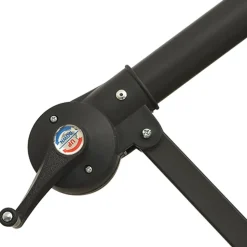 MAISON EXCLUSIVE - Parasol de jardin en porte-à-faux et poteau en aluminium