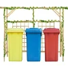 MAISON EXCLUSIVE - Pergola de jardin pour poubelles triples bois de pin imprégné