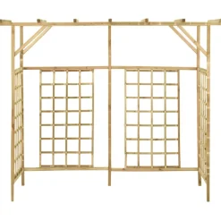 MAISON EXCLUSIVE - Pergola de jardin pour poubelles triples bois de pin imprégné