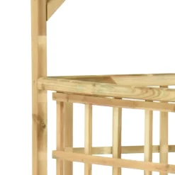 MAISON EXCLUSIVE - Pergola de jardin pour poubelles triples bois de pin imprégné