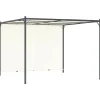 MAISON EXCLUSIVE - Pergola avec toit réglable crème blanc 3x3 m acier