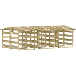 MAISON EXCLUSIVE - Pergolas avec toits 6 pcs 100x90x100 cm bois de pin imprégné