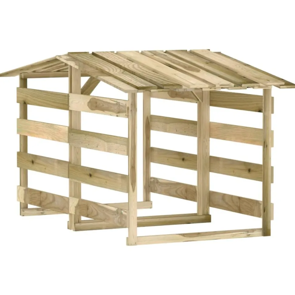 MAISON EXCLUSIVE - Pergolas avec toits 2 pcs 100x90x100 cm bois de pin imprégné