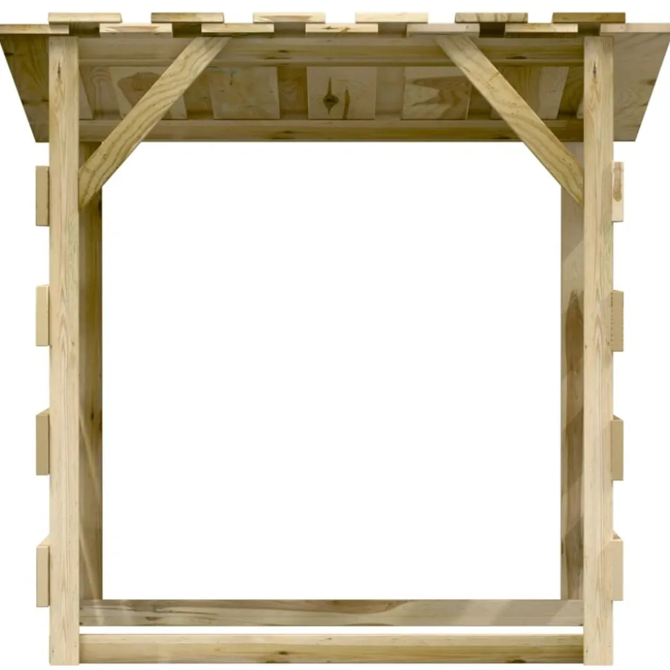 MAISON EXCLUSIVE - Pergolas avec toits 2 pcs 100x90x100 cm bois de pin imprégné