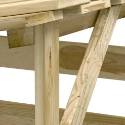 MAISON EXCLUSIVE - Pergolas avec toits 2 pcs 100x90x100 cm bois de pin imprégné