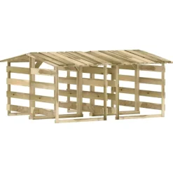 MAISON EXCLUSIVE - Pergolas avec toits 4 pcs 100x90x100 cm bois de pin imprégné