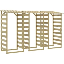 MAISON EXCLUSIVE - Pergolas avec toits 3 pcs 100x90x200 cm bois de pin imprégné