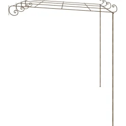 MAISON EXCLUSIVE - Pergola de jardin marron antique 4x3x2,5 m fer