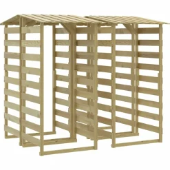 MAISON EXCLUSIVE - Pergolas avec toits 4 pcs 100x90x200 cm bois de pin imprégné