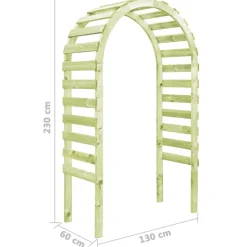 MAISON EXCLUSIVE - Pergola de jardin 130x60x230 cm bois de pin imprégné