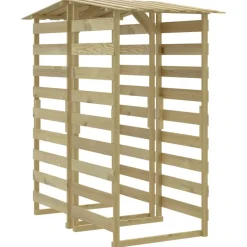 MAISON EXCLUSIVE - Pergolas avec toits 2 pcs 100x90x200 cm bois de pin imprégné