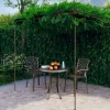 MAISON EXCLUSIVE - Pergola de jardin marron antique 3x3x2,5 m fer