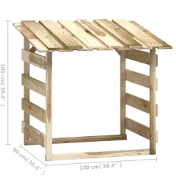 MAISON EXCLUSIVE - Pergolas avec toits 3 pcs 100x90x100 cm bois de pin imprégné