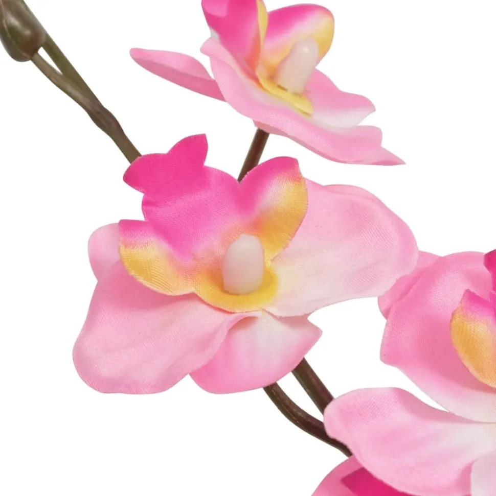 MAISON EXCLUSIVE - Plante artificielle avec pot orchidée 30 cm rose