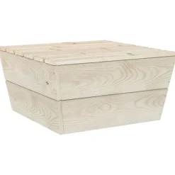 MAISON EXCLUSIVE - Salon de jardin 2 pcs bois d'épicéa imprégné