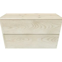 MAISON EXCLUSIVE - Salon de jardin 2 pcs bois d'épicéa imprégné