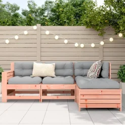 MAISON EXCLUSIVE - Salon de jardin 4 pcs bois massif sapin de douglas